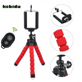 kebidu New Flexible Octopus Tripod Bracket Selfie Stand Multicolor Mount Monopod + Remote Control For Phone Camera Accessories