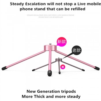 1.7m Extendable live Tripod Selfie Stick LED Ring light Stand 4 in 1 With Monopod Phone Mount for iPhone X 8 Android SmartPhone