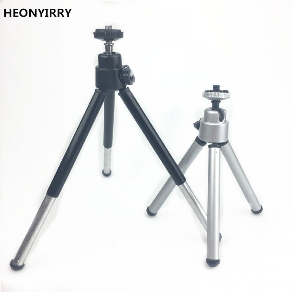 Flexible Mini Tripod for Phone Lightweight Aluminum Metal Tripods Stand Mount with Phone Clip Tripods for Xiaomi iPhone 5s/6/6s7