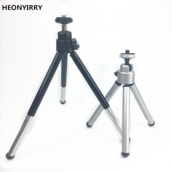 Flexible Mini Tripod for Phone Lightweight Aluminum Metal Tripods Stand Mount with Phone Clip Tripods for Xiaomi iPhone 5s/6/6s7