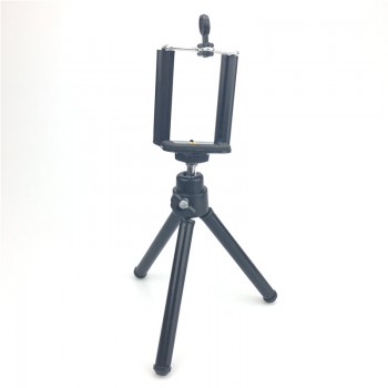 Flexible Mini Tripod for Phone Lightweight Aluminum Metal Tripods Stand Mount with Phone Clip Tripods for Xiaomi iPhone 5s/6/6s7