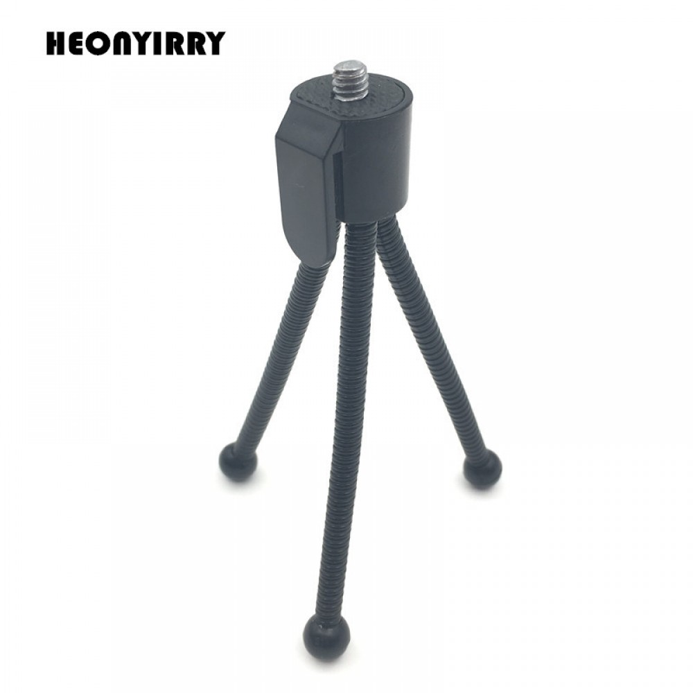 1 Pcs Mini Tripods for Digital Camera Mobile Phone Metal Lightweight Tripod Stand Mount with Phone Clip For Xiaomi Iphone Webcam