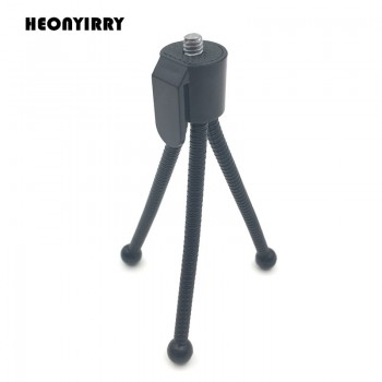 1 Pcs Mini Tripods for Digital Camera Mobile Phone Metal Lightweight Tripod Stand Mount with Phone Clip For Xiaomi Iphone Webcam