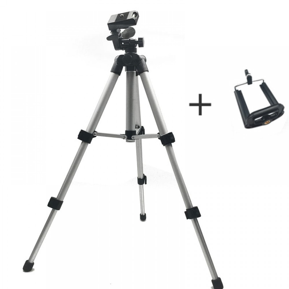Alloy Aluminium 3 section mini Tripod digital Camera tripod phone portable travel smartphone tripod for selfie action camera