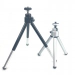 Mini Tripods For iphone Xiaomi Aluminum Metal Live Tripods With Phone Clip Stand Mount for Nikon Gopro 5 4 Session Yi Camera