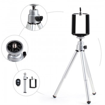 FGCLSY Can stretched Mini Tripod With Bluetooth Remote Shutter For iPhone mini Camera Tripod Phone Holder clip stand