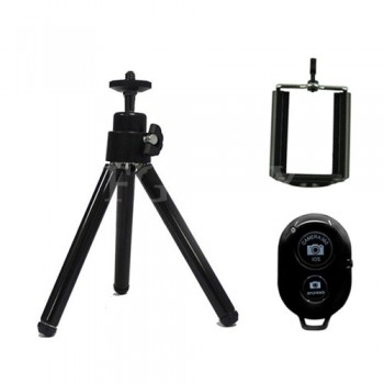 FGCLSY Can stretched Mini Tripod With Bluetooth Remote Shutter For iPhone mini Camera Tripod Phone Holder clip stand