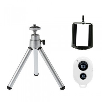 FGCLSY Can stretched Mini Tripod With Bluetooth Remote Shutter For iPhone mini Camera Tripod Phone Holder clip stand