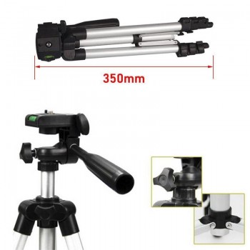 Mini Camera Tripod Stand Holder 3110 Aluminum Professional Telescopic Tripod Monopod For iPhone Samsung SmartPhone Action Camera