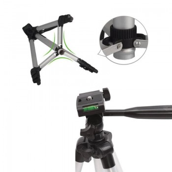 Mini Camera Tripod Stand Holder 3110 Aluminum Professional Telescopic Tripod Monopod For iPhone Samsung SmartPhone Action Camera