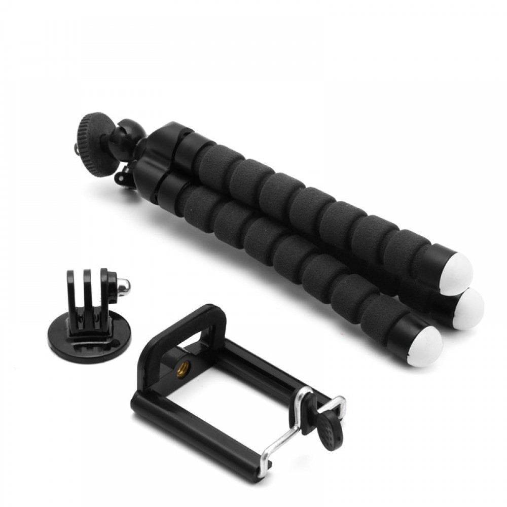 OOTDTY Flexible Tripod Stand Gorilla Mount Monopod Holder Octopus For GoPro Camera