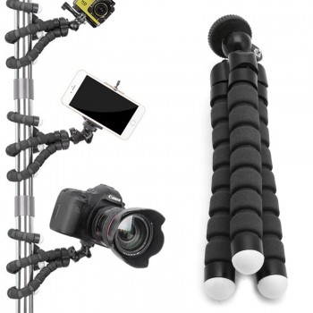 OOTDTY Flexible Tripod Stand Gorilla Mount Monopod Holder Octopus For GoPro Camera