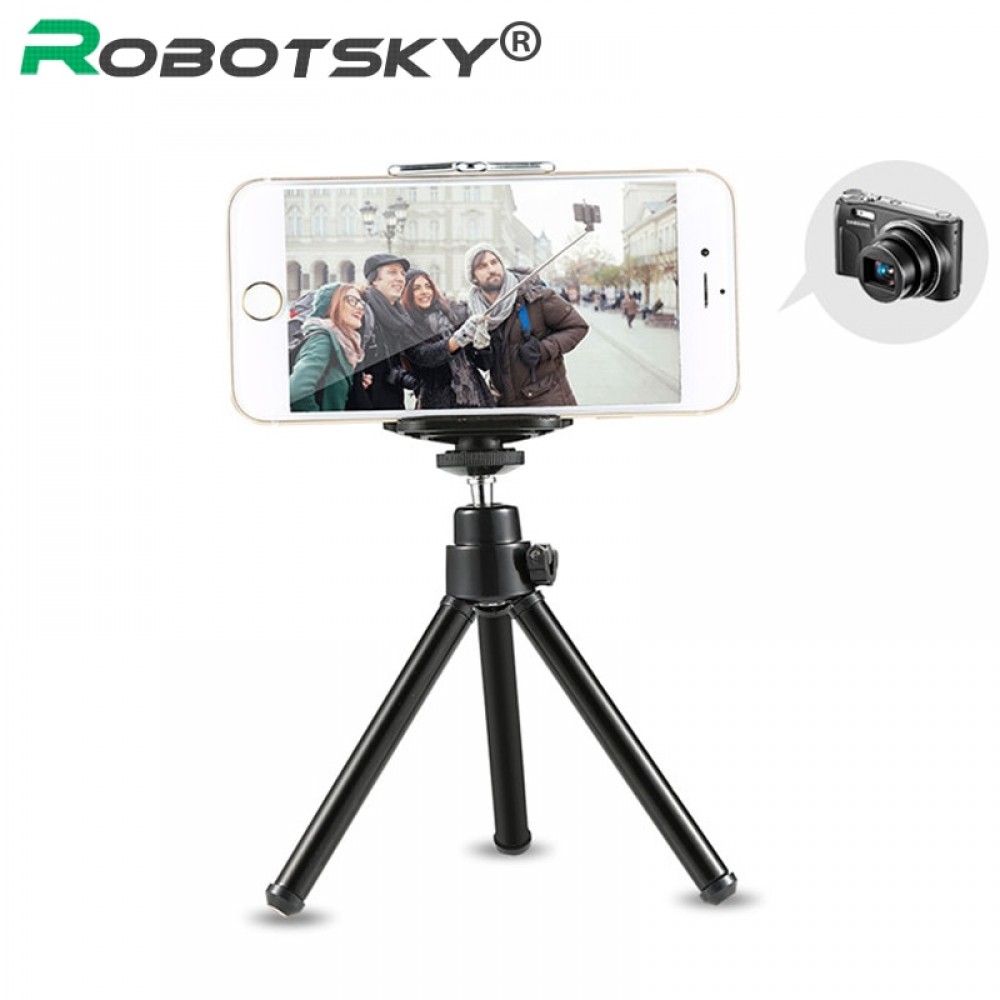 Mini Mobile Phone Tripod Stand Extendable Monopod for iPhone Samsung Nikon Canon Camera Accessories
