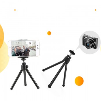 Mini Mobile Phone Tripod Stand Extendable Monopod for iPhone Samsung Nikon Canon Camera Accessories