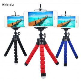 Kebidu Fashion Mini Flexible Octopus Bracket Selfie Tripod Phone Holder Stand Mount Monopod Styling Accessories For Smart Phone