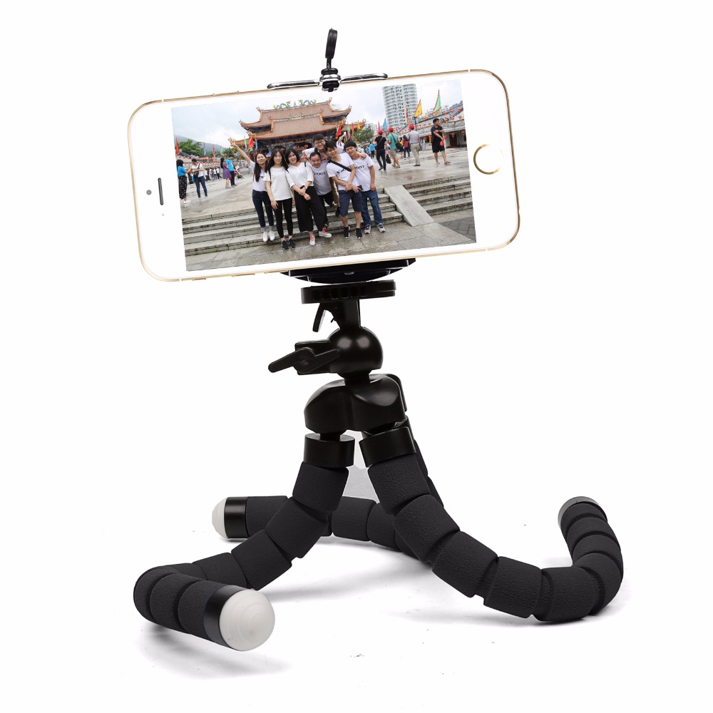SHOOT Middle Size Octopus Tripod for Gopro hero 7 6 5 Xiaomi Yi 4K H9 SJCAM SJ7 DSLR Nikon Canon SONY Digital Camera For Phone