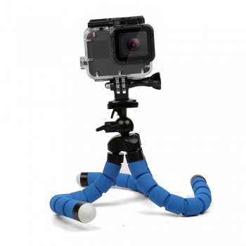 SHOOT Middle Size Octopus Tripod for Gopro hero 7 6 5 Xiaomi Yi 4K H9 SJCAM SJ7 DSLR Nikon Canon SONY Digital Camera For Phone