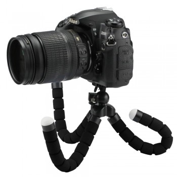 SHOOT Middle Size Octopus Tripod for Gopro hero 7 6 5 Xiaomi Yi 4K H9 SJCAM SJ7 DSLR Nikon Canon SONY Digital Camera For Phone
