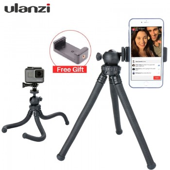 Ulanzi Octopus Smartphone Tripod Flexible Stand Adapter Gorillapod for Gopro Hero 6 5 sj40 action camera DV for iPhone 8 Mobile
