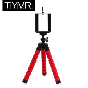Octopus Tripod Sponge Mini Flexible Smartphone Holder Tripod Mount for Phone Clip For Go Pro hero5 SJCAM Xiaomi Yi Action Camera
