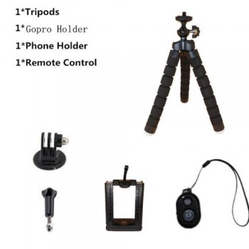 Hot sales Mini Flexible Camera Phone Holder Flexible Octopus Tripod Bracket Stand Holder Mount Monopod Styling Accessories