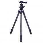 AOKA CMP163CL 350g max loading 2.5kgs professional fashional outdoor travel lightweight mini carbon fiber tripod for camera