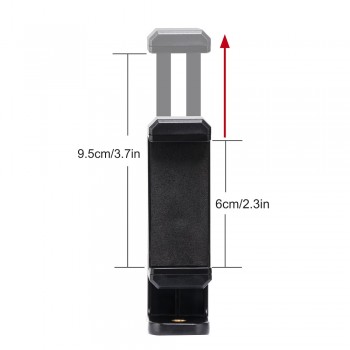 Zomei Universal Tripod Mount Adapter Cell Phone Clipper Holder Vertical 360 Rotation Tripod Stand for iPhone X 7 plus Samsung
