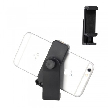 Zomei Universal Tripod Mount Adapter Cell Phone Clipper Holder Vertical 360 Rotation Tripod Stand for iPhone X 7 plus Samsung