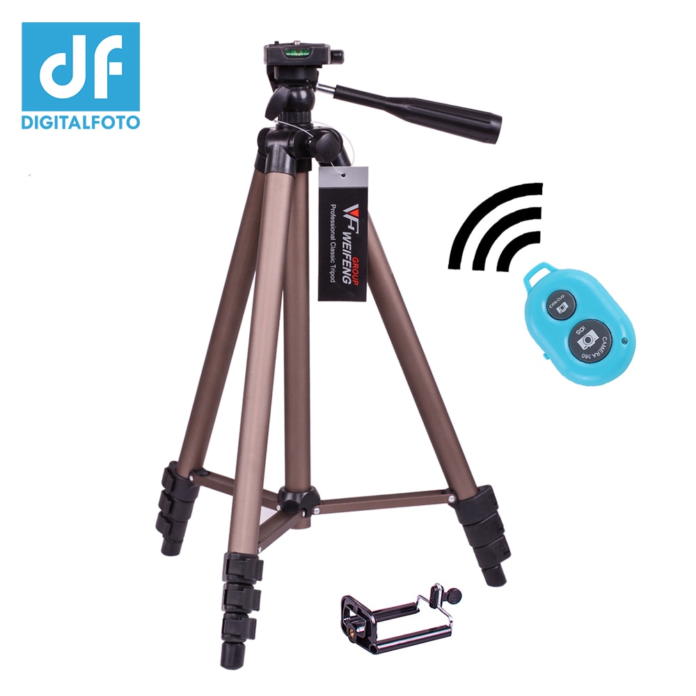 DIGITALFOTO WT3130A smartphone Tripod Camcorder camera tripod stand for iphone X Panasonic Canon Nikon Sony DSLR Camera