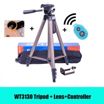 DIGITALFOTO WT3130A smartphone Tripod Camcorder camera tripod stand for iphone X Panasonic Canon Nikon Sony DSLR Camera