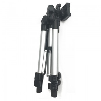 Professional Foldable Camera Tripod Holder Stand 1/4 Screw 360 Degree Fluid Head Tripod Stabilizer Aluminum with Phone Holder
