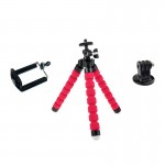 1PC/ Octopus Camera Tripod with + 2 PC/Adapter for SJ4000 Camera GoPro Hero 3+ 3 2 /cell phone Tripod Stand stand