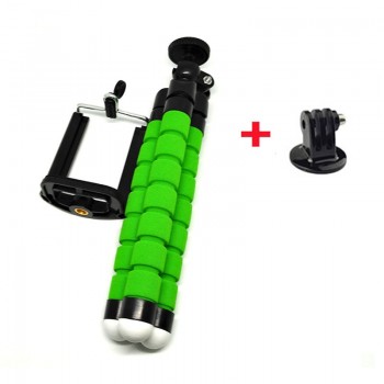 1PC/ Octopus Camera Tripod with + 2 PC/Adapter for SJ4000 Camera GoPro Hero 3+ 3 2 /cell phone Tripod Stand stand