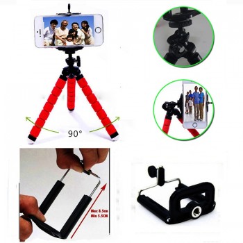 1PC/ Octopus Camera Tripod with + 2 PC/Adapter for SJ4000 Camera GoPro Hero 3+ 3 2 /cell phone Tripod Stand stand