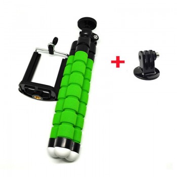 1PC/ Octopus Camera Tripod with + 2 PC/Adapter for SJ4000 Camera GoPro Hero 3+ 3 2 /cell phone Tripod Stand stand