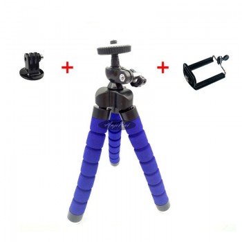 1PC/ Octopus Camera Tripod with + 2 PC/Adapter for SJ4000 Camera GoPro Hero 3+ 3 2 /cell phone Tripod Stand stand