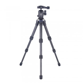 AOKA CMP163C 290g max loading 3kgs lightweight table mobile DSLR carbon fiber mini tripod for camera phone