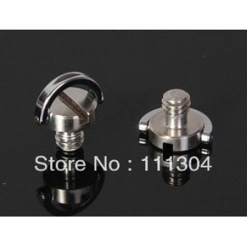 free shipping Captive 1/4 Folding D-Ring Adapter Screw Cam Tripod Monopod Quick Release Plate