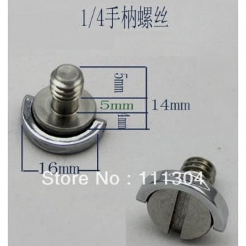 free shipping Captive 1/4 Folding D-Ring Adapter Screw Cam Tripod Monopod Quick Release Plate