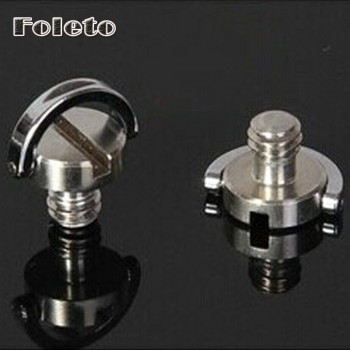 free shipping Captive 1/4 Folding D-Ring Adapter Screw Cam Tripod Monopod Quick Release Plate