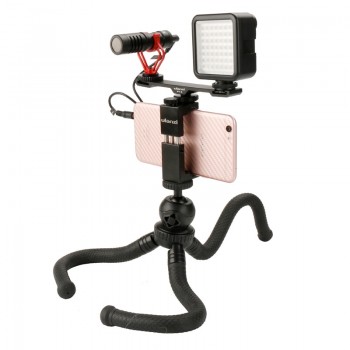Ulanzi PT-2 Metal Cold Shoe Plate Universal 2 Hot Shoe Mount Extension Bar Dual Bracket with 1/4 Thread for Microphone/ Lights