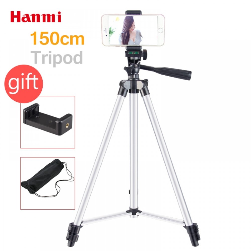 Hanmi New Lightweight Flexible Camera Tripod For Mobile Phone Professional Tripod For Canon Sony Nikon Compact Camera SmartPhone