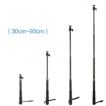 Ulanzi Telescopic Monopod Extension Stick Gopro Pole Rod monopod with Table Tripod for Xiaomi Yi Sjcam SJ7000 Zhiyun Smooth 4