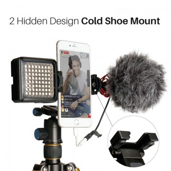 Ulanzi ST-05 Foldable Mini Phone Tripod Mount Adapter Vertical 360 Rotation Tripod Stand for iPhone X 8 7 Samsung S8 7 Redmi