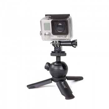 XILETU XS-1 Mini Desktop little handheld Stand Tabletop portable travel tripod for smartphone Cell Phone DSLR with phone holder