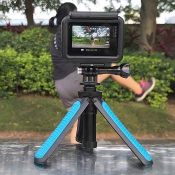 Ulanzi mini Anti-shake Portable Universal Mini Tripod for Gopro/SJCAM Action Camera Tripods Plastic and Silica Gel