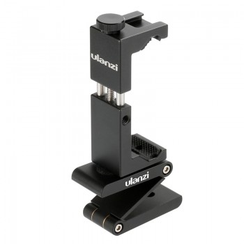 Ulanzi Mini Aluminum Folding Z Tilt Ball Head Quick Release Plate Stand Mount Multi-Degree for iPhone Photography Video Shooting