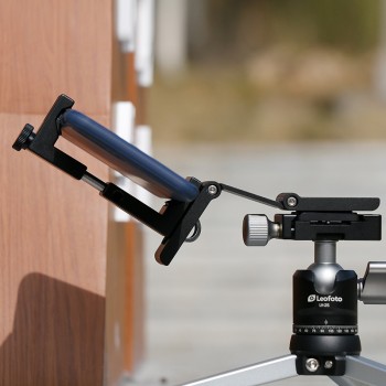Ulanzi Mini Aluminum Folding Z Tilt Ball Head Quick Release Plate Stand Mount Multi-Degree for iPhone Photography Video Shooting