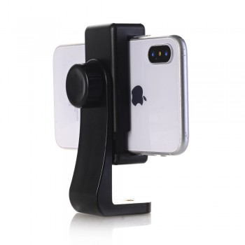 Cell Phone Stand Vertical Bracket Smartphone Clip Holder 360 Adapter Tripod Mount Clamp for Apple Samsung Selfie Stick