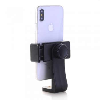 Cell Phone Stand Vertical Bracket Smartphone Clip Holder 360 Adapter Tripod Mount Clamp for Apple Samsung Selfie Stick